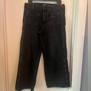 Old Navy Black Wide Leg Jeans